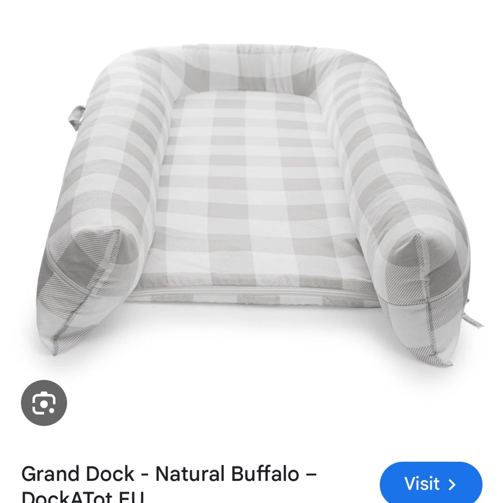 New in box dockatot cover natural buffalo